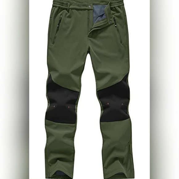 Pants Mens Ski Snow Pants Waterproof Fleece Lined Insulated Softshell Snowboard Hik Poshmark